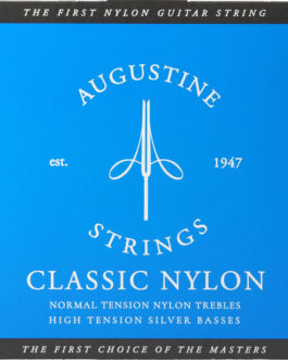 Augustine Classic Blue Nylon Classical Guitar Strings High Tension