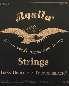 Aquila 140U Thunderblack Bass Ukulele Strings 4 String 18-21" Scale