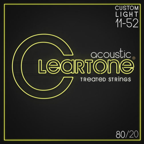 Cleartone EMP Coated 80/20 Bronze Acoustic Guitar Strings 7611 Extra Light 11-52